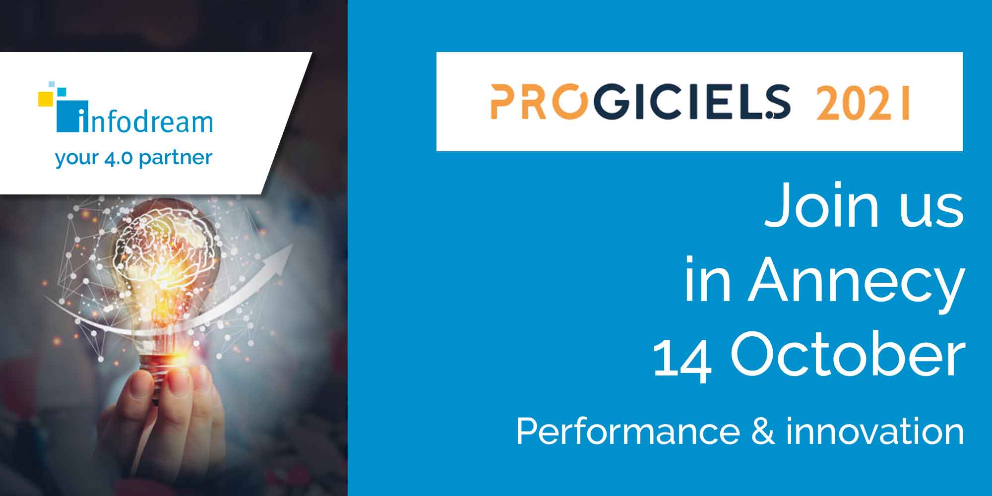 Infodream At Progiciels, The Software Exhibition For Industrial Performance And Innovation