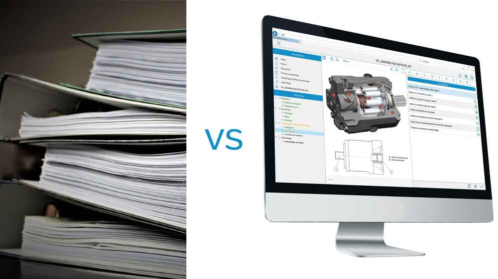 paperwork vs paperless workshop