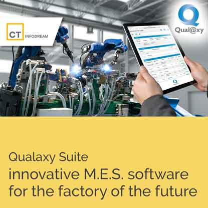 CT INFODREAM, expert in industrial process control, is the publisher and integrator of Qualaxy, the Manufacturing Execution System (MES) software suite for industrial excellence and the factory of the future.
